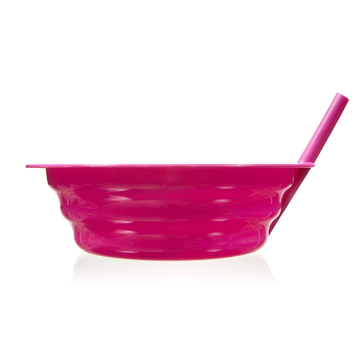 Arrow Home Products Assorted Plastic Bowl Bowl w/Straw 4 pk - Ace Hardware