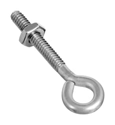 National Hardware 3/16 in. X 2 in. L Stainless Steel Eyebolt Nut Included