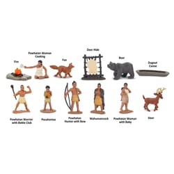 Safari Ltd. Toobs Powhatan Indians Toy 12 pc