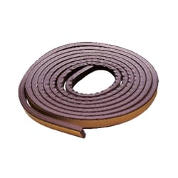 M-D Building Products Brown EPDM Rubber Foam Weather Stripping Tape For Doors and Windows 204 in. L