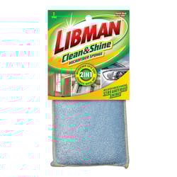 Libman Clean & Shine Delicate, Light Duty Sponge For Glass 8.5 in. L 1 pk