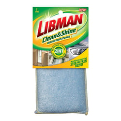 Libman Clean & Shine Delicate, Light Duty Sponge For Glass 8.5 in. L 1 pk