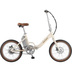 Retrospec Judd Rev Unisex Electric Folding Bicycle Eggshell