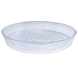 Curtis Wagner Plastics 25 in. D Vinyl Plant Saucer Clear