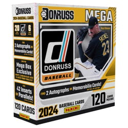 Donruss 2024 Panini Baseball Mega Box Multicolored 120 pc