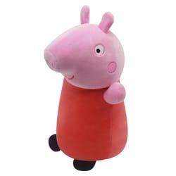 Original Squishmallows Peppa Pig HugMee Squishy Toy Pink/Red
