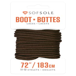 Sof Sole 72 in. Black-Brown Boot Laces