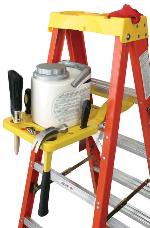 Werner Polyethylene Yellow Pail Shelf 1 pk Werner Polyethylene Yellow Pail Shelf 1 pk