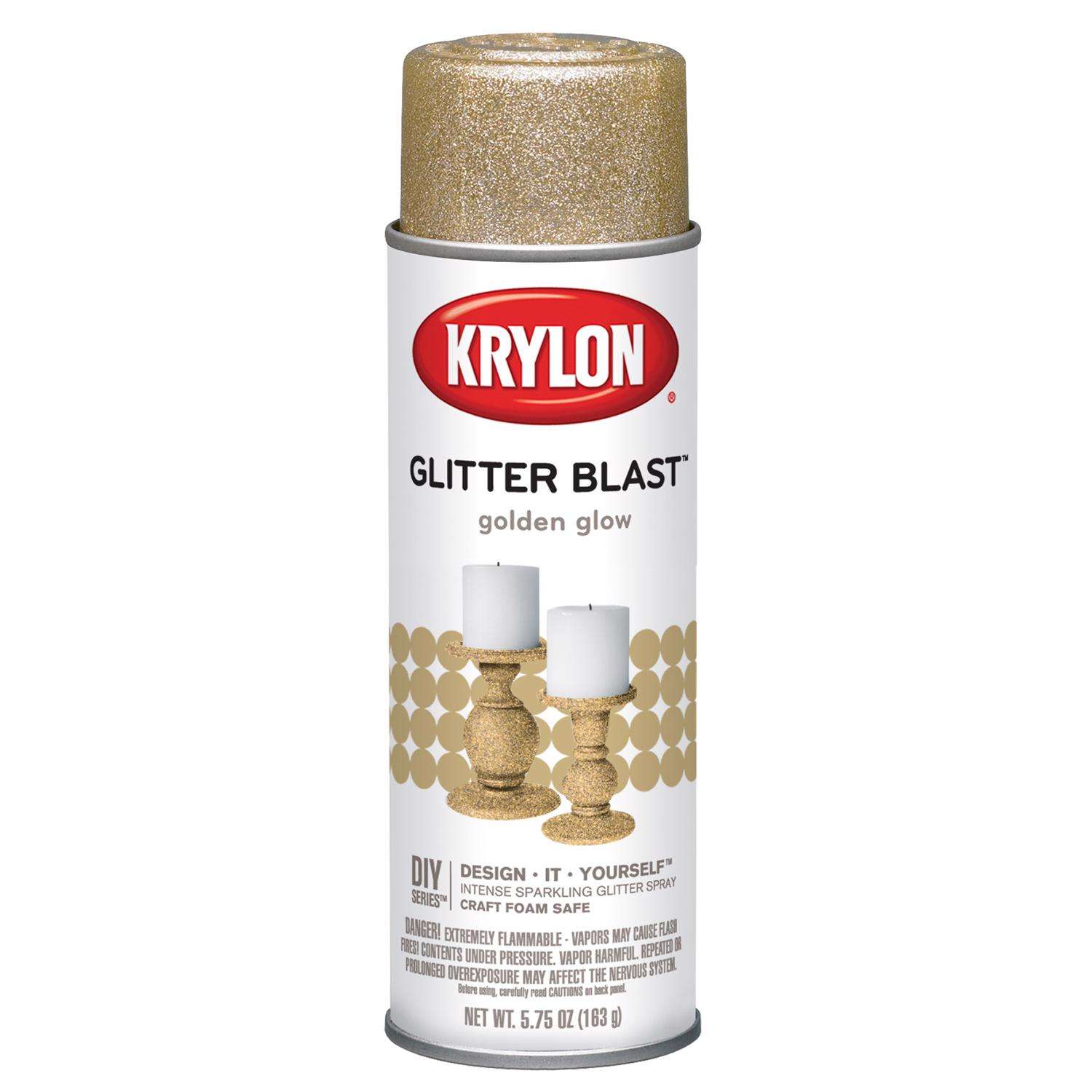 Krylon Glitter Blast Golden Glow Spray Paint 5.75 oz - Ace Hardware
