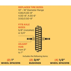 TWO 6 Inner Tube fits tire sizes 4.00-6 4.10-6 14X4-6 14X4.00-6 14X4.