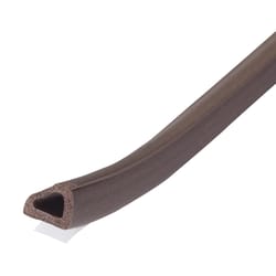 M-D BUILDING PRODUCTS PLATINUM Brown EPDM Rubber Foam Weatherstrip For Windows 204 in. L X 0.38 in.