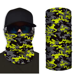 John Boy Shredneck LLC Camo Face Guard Black/Green One Size Fits All