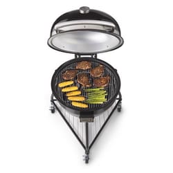 Weber 24 in. Summit E6 Charcoal Kamado Grill and Smoker Black