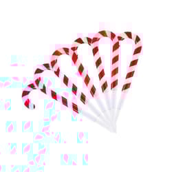 Celebrations Platinum LED RGBW Candy Cane 12 in. Yard Decor