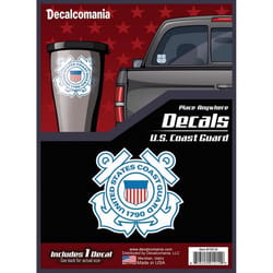 Decalcomania United States Coast Guard 1790 Car Sticker Vinyl 1 pk