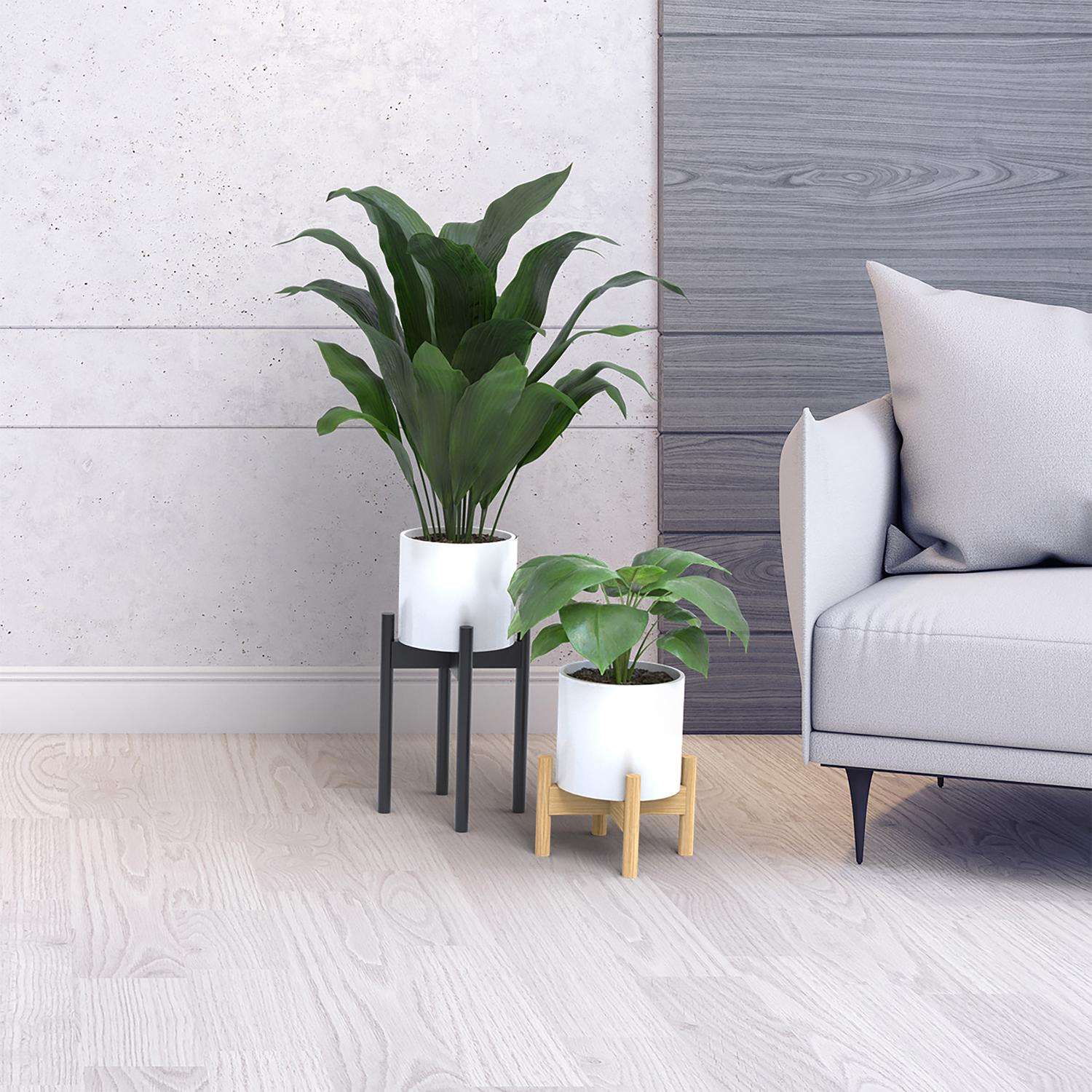 Panacea 8 in. H Assorted Wood Plant Stand Ace Hardware