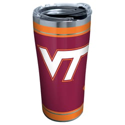 Tervis Collegiate 20 oz Virginia Tech Hokies Multicolored BPA Free Tumbler with Lid