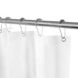 Kenney 72 in. H X 70 in. W Clear Shower Curtain Liner PEVA