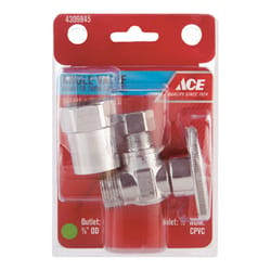 Ace CPVC Compression Brass Shut-Off Valve