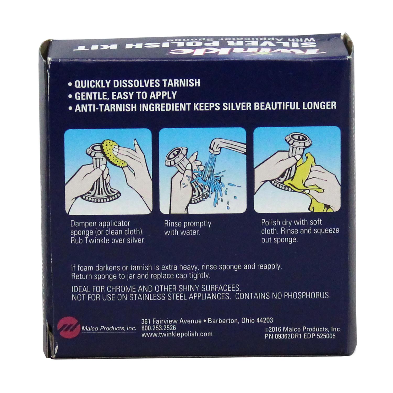 RANDY 25SS TWINKLE (SILVER） Twinkle No Scent Silver Polish 4.4 oz Cream Mfr# 525005
