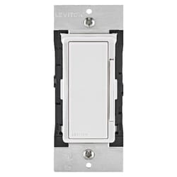 Leviton Decora Rocker Smart-Enabled Fan Control Switch White 1 pk