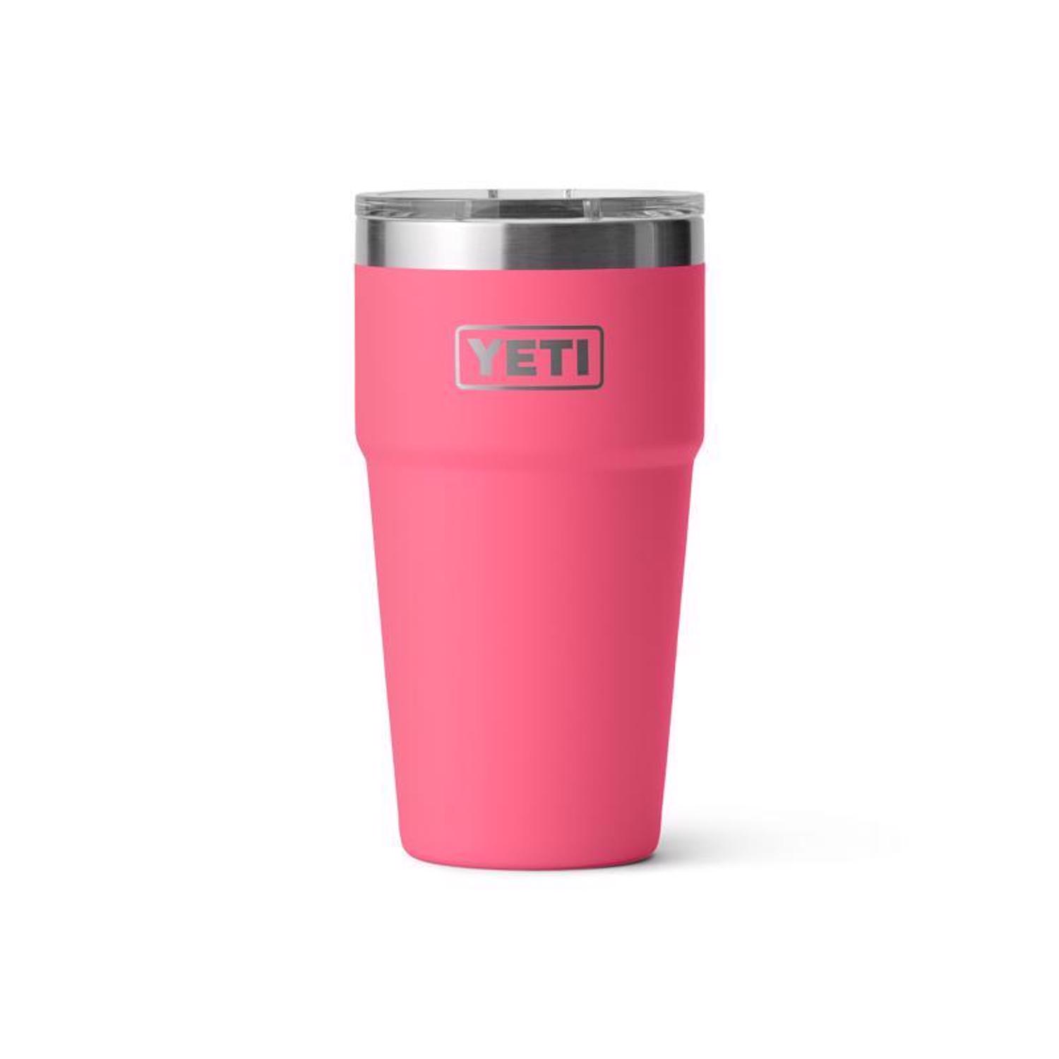 YETI Rambler 20 oz Tropical Pink BPA Free Stackable Tumbler with MagSlider Lid