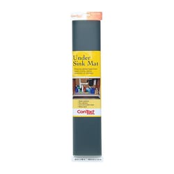 Con-Tact 4 ft. L X 24 in. W Gray Non-Adhesive Under Sink Mat