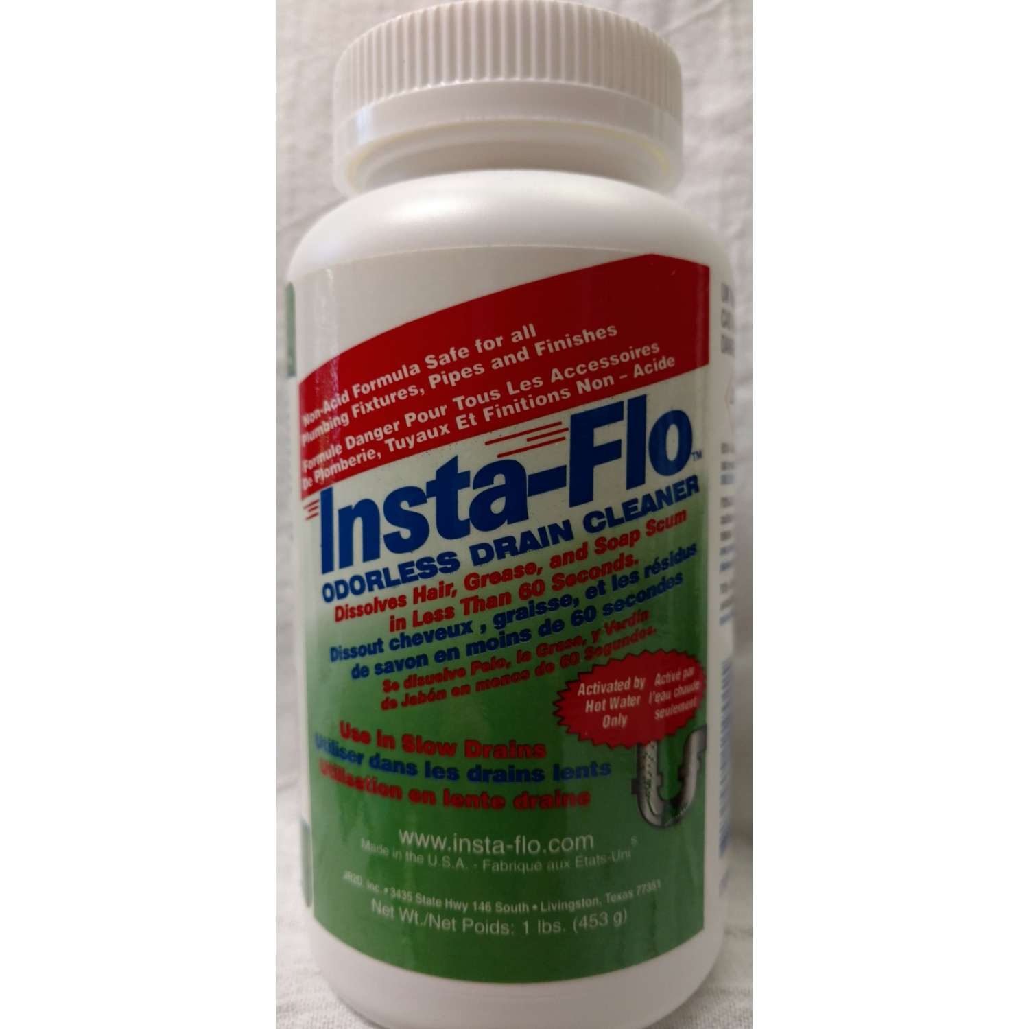 InstaFlo Crystals Drain Cleaner 1 lb. Ace Hardware