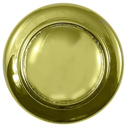 Laurey Richmond Classic Traditions Round Cabinet Knob 1-1/4 in. D 4/5 in. Polished Brass 1 pk