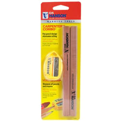 C.H. Hanson VersaSharp, CH Hanson 8.8 in. L Carpenter Pencil Kit Beige 3 pc