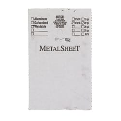 Boltmaster 24 in. Galvanized Steel Sheet Metal - Ace Hardware