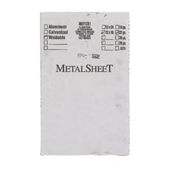 Boltmaster 18 in. 12 in. Uncoated Steel Weldable Sheet
