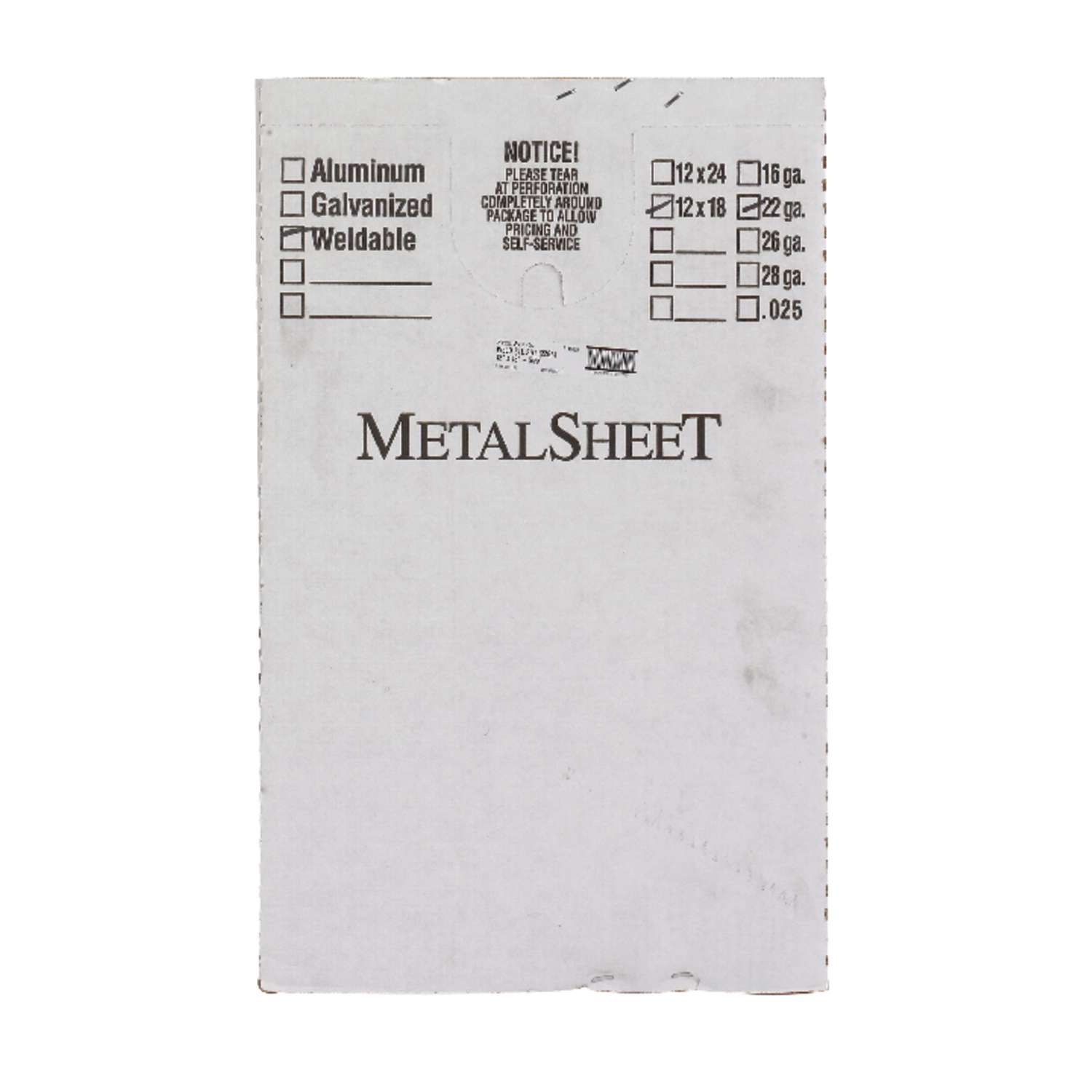 SteelWorks 18 in. 12 in. Uncoated Steel Weldable Sheet Ace Hardware