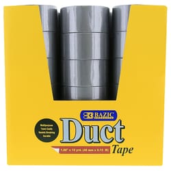 Bazic Products 1.88 in. W X 10 yd L Silver Duct Tape