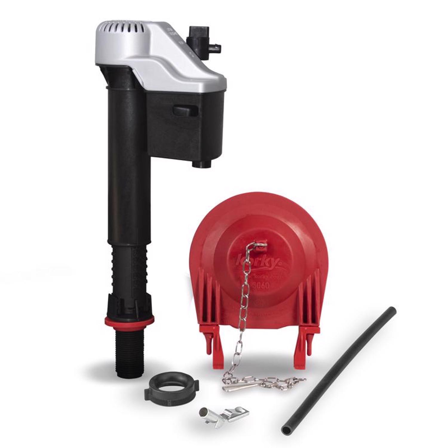 korky quietfill platinum large 3 inch flapper fill valve and flapper kit