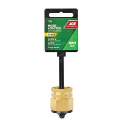 Ace 3/4 in. FHT x 3/4 in. FPT in. Brass Threaded Female Hose Adapter