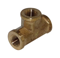 JMF Company 3/8 in. FPT 3/8 in. D FPT Brass Tee