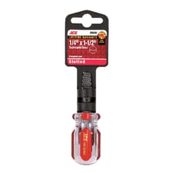 Ace 1/4 in. X 1-1/2 in. L Slotted Screwdriver 1 pc