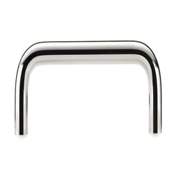 Richelieu Modern Cylindrical Cabinet Pull 3 in. Chrome Gray 1 pk