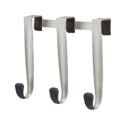 Umbra Schnook 9 in. L Painted Silver Metal Over the Door Hook 5 lb. cap. 1 pk