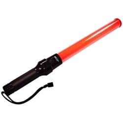 Dorcy 20 lm Black/Orange LED Flashlight Wand C Battery