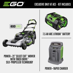 EGO Power+ 800 Series LM2135SP 21 in. 56 V Battery Self-Propelled Lawn Mower Kit (Battery &amp; Charger) W/ 7.5 AH BATTERY