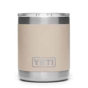 YETI  Rambler  Sand  Stainless Steel  No Sweat  Low Ball Tumbler  BPA Free 10 oz. 