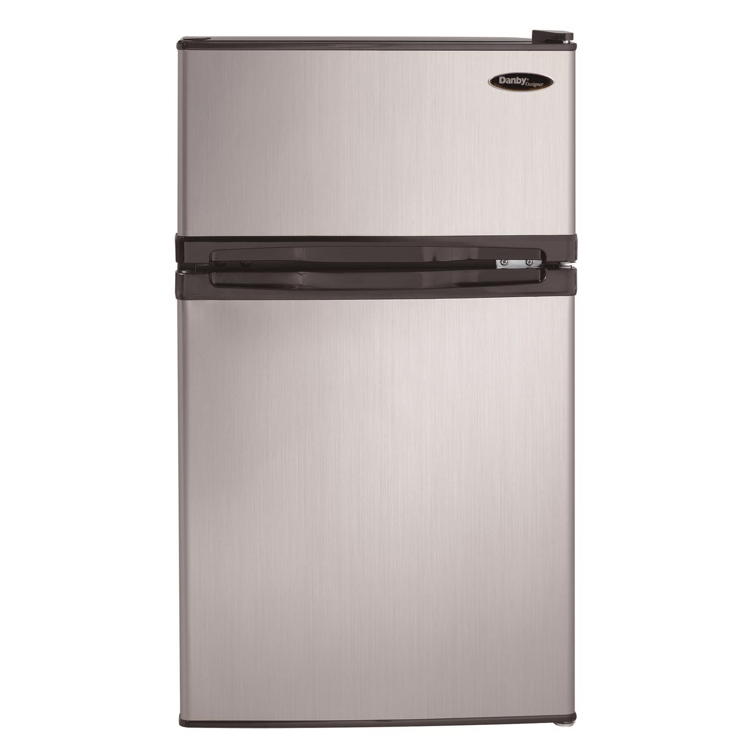Danby 3.1 ft³ Silver Stainless Steel Mini Refrigerator 120 W Sansujyuku sansujyuku.com