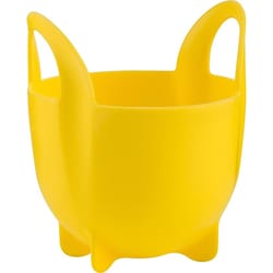 Trudeau Yellow Silicone Egg Poacher