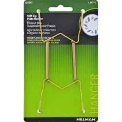 HILLMAN Brass-Plated Gold All Purpose Hanger 30 lb 1 pk