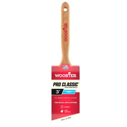 Wooster Pro Classic 3 in. Angle Paint Brush