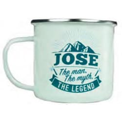 Top Guy Jose 14 oz Multicolored Steel Enamel Coated Mug 1 pk