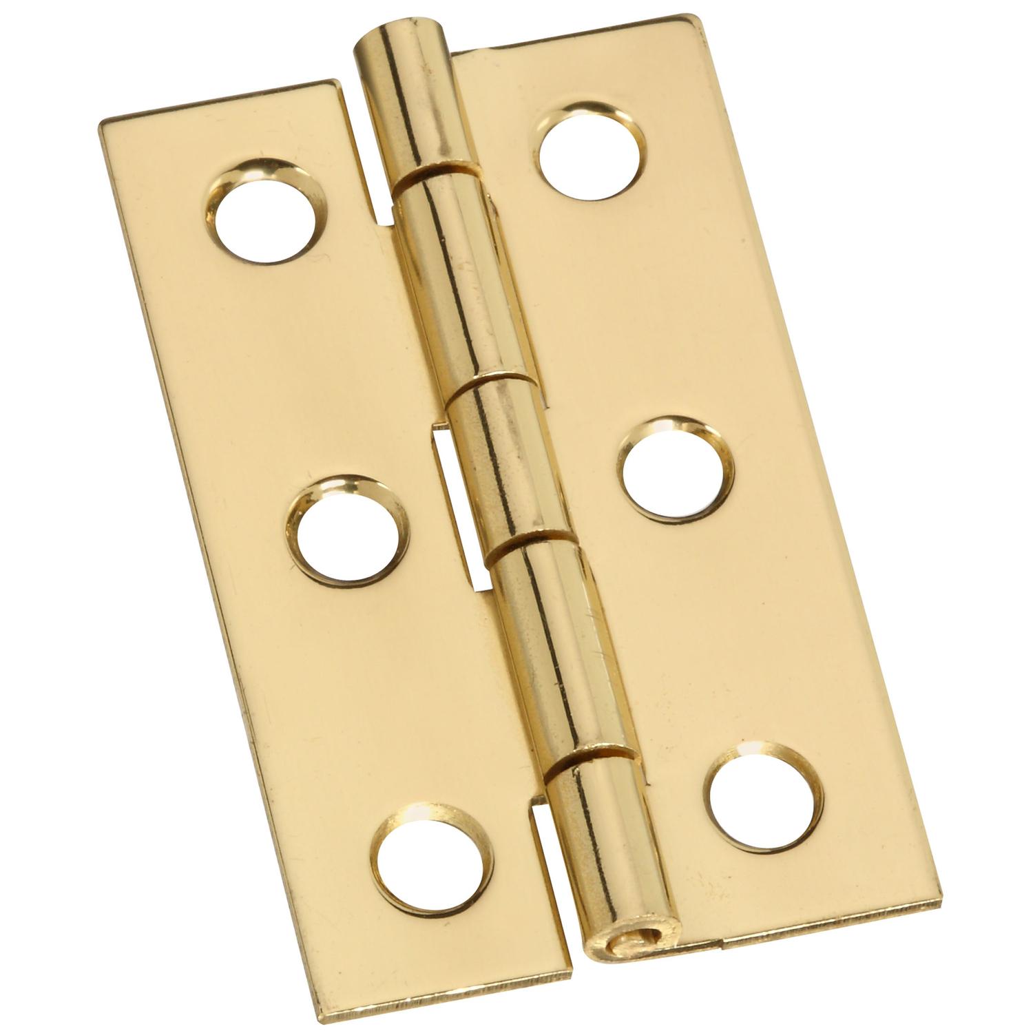 Photos - Other for repair National Hardware 2 in. L Solid Brass Narrow Hinge 1 pk N211-300 