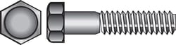 HILLMAN 3/8 in. D X 5 in. L Hot Dipped Galvanized Steel Hex Bolt 50 pk